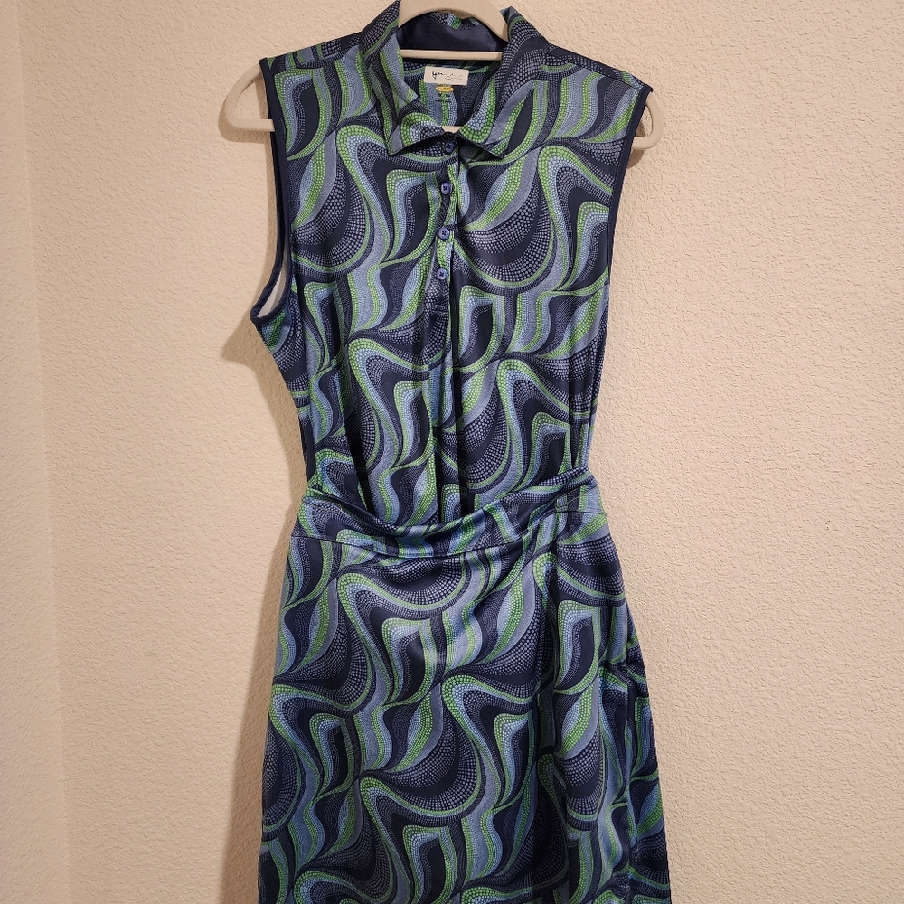 Greg Norman women's L skort and XL golf shirt MATCHING SET. Item 081224XX - Picture 2 of 12